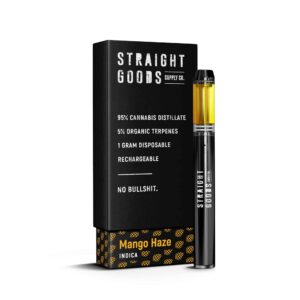 Straight Goods Disposable Pen - Mango Haze (1G) strain buy weed online cheap weed online dispensary mail order marijuana