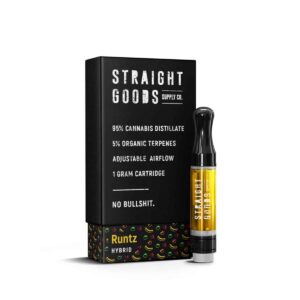 Straight Goods THC Cartridge - Runtz (1G) strain buy weed online cheap weed online dispensary mail order marijuana