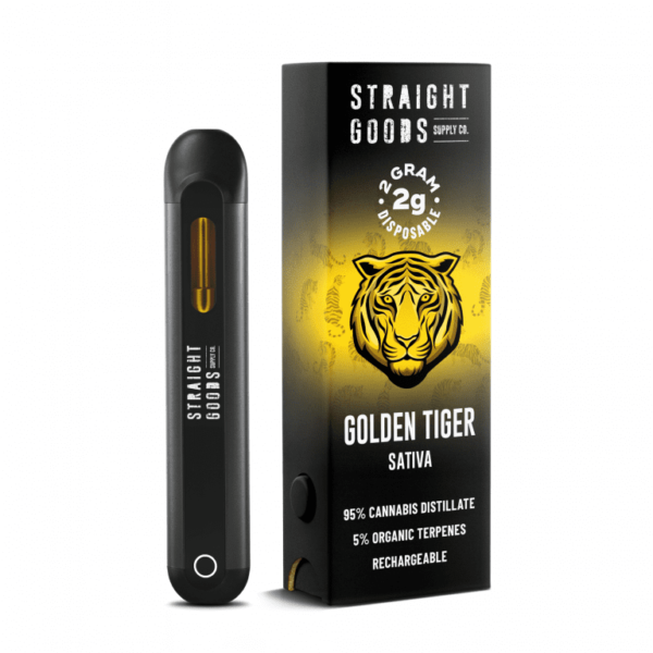 Straight Goods Disposable Pen - Golden Tiger (2G)