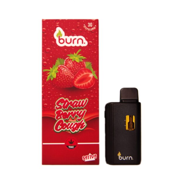 Burn - Strawberry Cough 3 Grams Disposable Vape