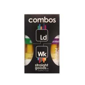 Straight Goods 2 In 1 Combos – Lilac Diesel + Watermelon Kush (2 x 1 Gram Carts)