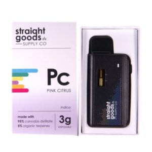 Straight Goods Supply Co. Disposable Pen (3G) - Pink Citrus