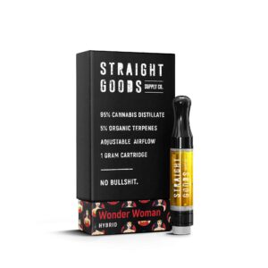 Straight Goods THC Cartridge - Wonder Woman (1G) strain buy weed online cheap weed online dispensary mail order marijuana
