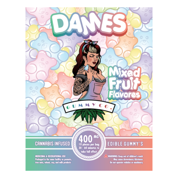Dames Gummy Co. Mixed Fruit (400mg THC)