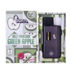 Burn - Jolly Rancher Green Apple 3 Grams Disposable Vape