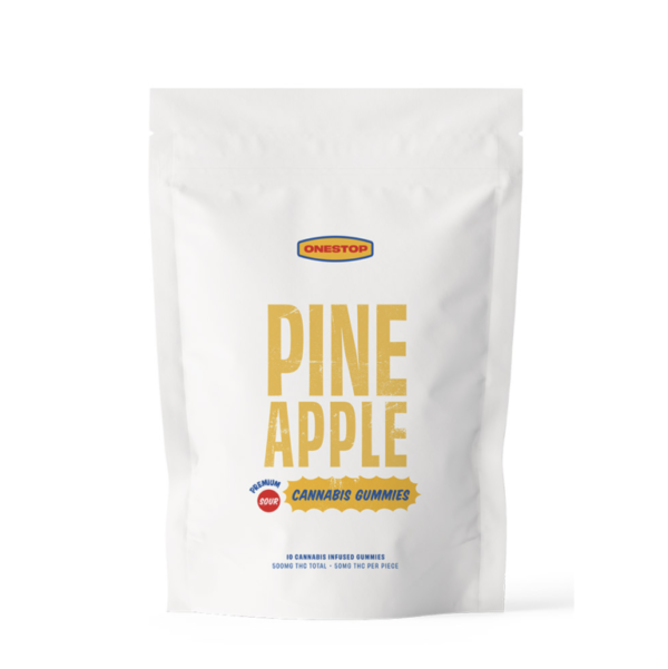 OneStop – Sour Pineapple THC Gummies 500mg