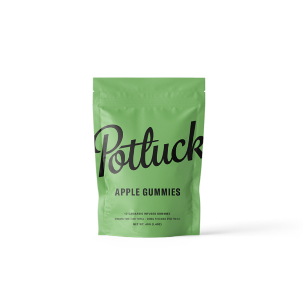 Potluck – Apple 1-1 Gummies 200mg strain buy weed online cheap weed online dispensary mail order marijuana