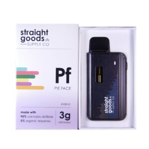Straight Goods Supply Co. Disposable Pen (3G) - Pie Face