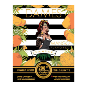 Dames Gummy Co. – Mango (200mg THC) strain buy weed online cheap weed online dispensary mail order marijuana