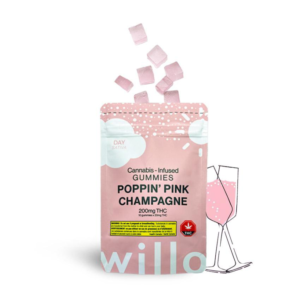 Willo 200mg THC Pink Champagne (Day) Gummies strain buy weed online cheap weed online dispensary mail order marijuana